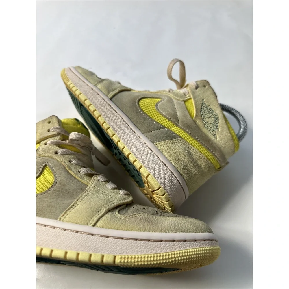 Nike Air Jordan 1 High Zoom CMFT 2 Citron Sneaker Shoes Womens Size US 5